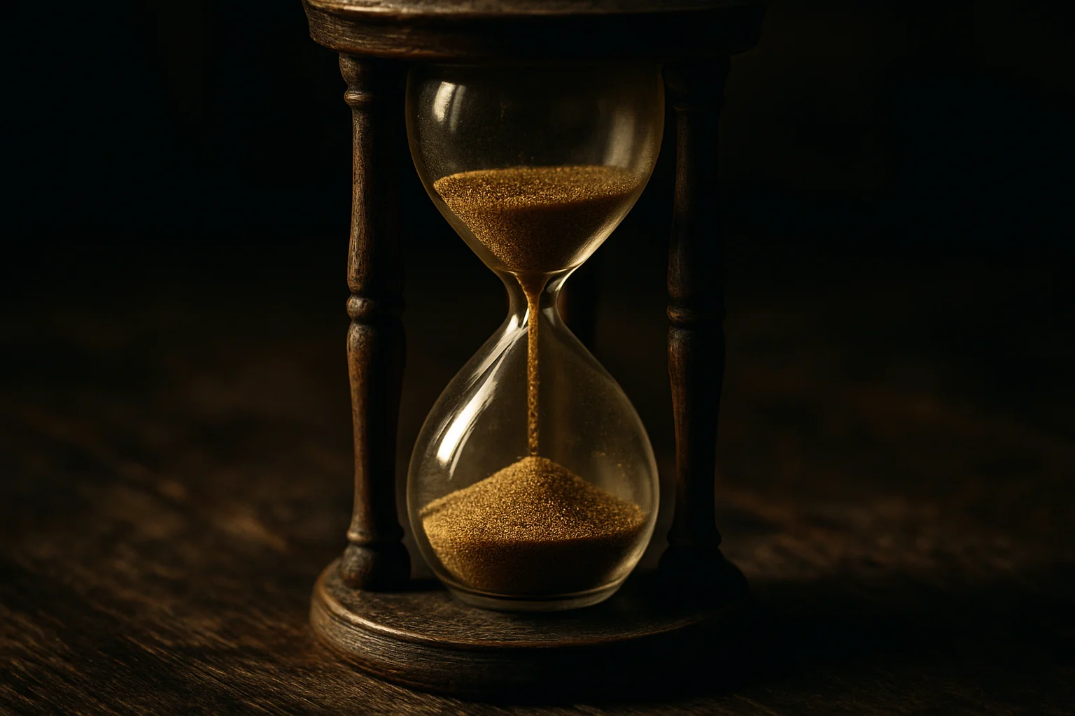 Sanduhr als Symbol für Ladezeit – zu langsame Websites kosten Kunden und Anfragen